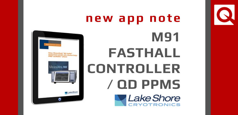 Did you know you can use an M91 FastHall measurement controller with a PPMS?