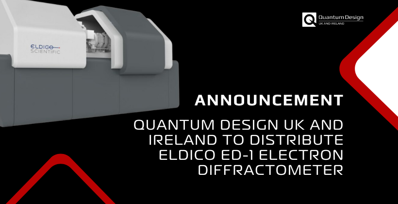 Quantum Design UK and Ireland to Distribute Eldico ED-1 Electron Diffractometer